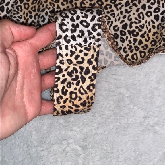 NWOT PINK Cheetah Print Bodysuit - Picture 4 of 4